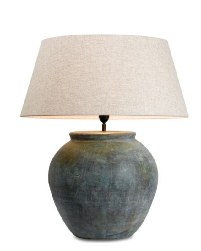Frezoli Disio Tafellamp | Copper Green | H36 cm