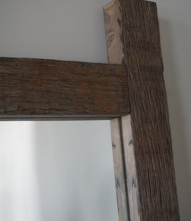 Rene Houtman Kleedkamerspiegel Sophie | Geborsteld Eikenhout | Meerdere Maten