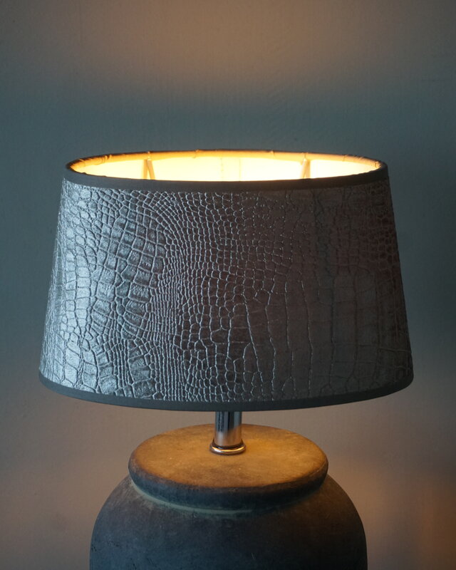 Light&Living Lampenkap Chelsea | Velours Zilver