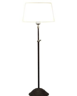 Frezoli Delphi Tafellamp | Loodkleur | H50 - 65 cm