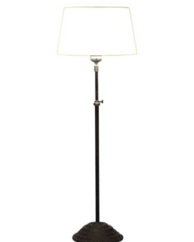 Frezoli Delphi Tafellamp | Loodkleur | H50 - 65 cm