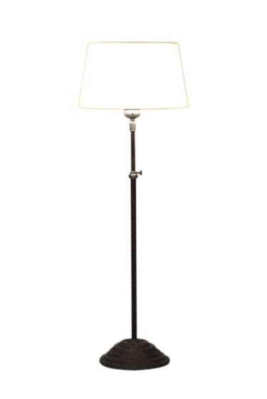 Frezoli Delphi Tafellamp | Loodkleur | H50 - 65 cm