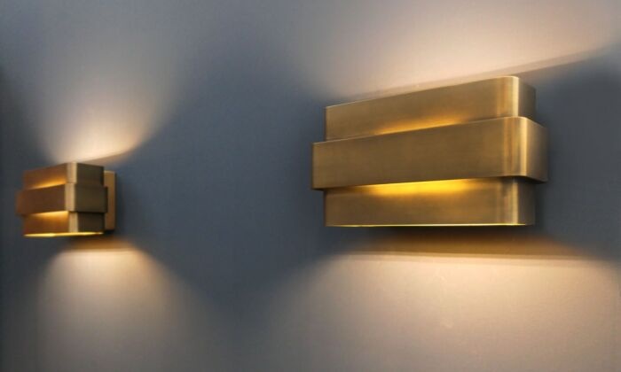 Frezoli Pareto Wandlamp | Donker Messing | H10,5 cm