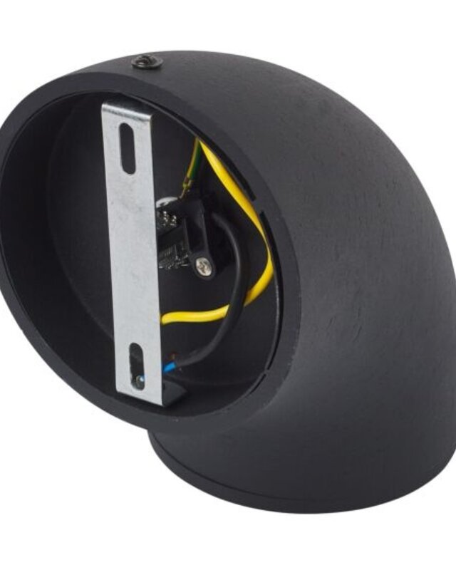 Frezoli Piegar Wandlamp | Mat Zwart | H16 x Ø10,8 cm