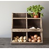 Gruttersbak Olivia | Oud Hout | H50 x B50 x D29 cm