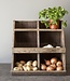 Be-Uniq Gruttersbak Olivia | Oud Hout | H50 x B50 x D29 cm