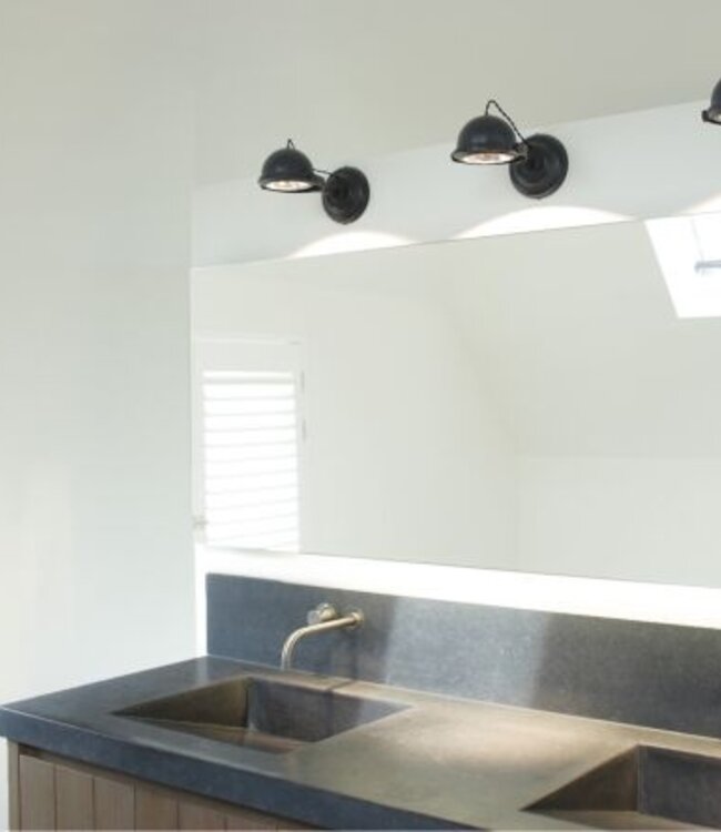 Frezoli Lupia Wandlamp LED | Mat Zwart | Staal/Metaal