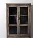 Be-Uniq Oud Glaskastje | Rustiek Verweerd | H142xB85xD43 cm