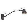 Mazz Wandlamp | Mat Zwart | Knikarm