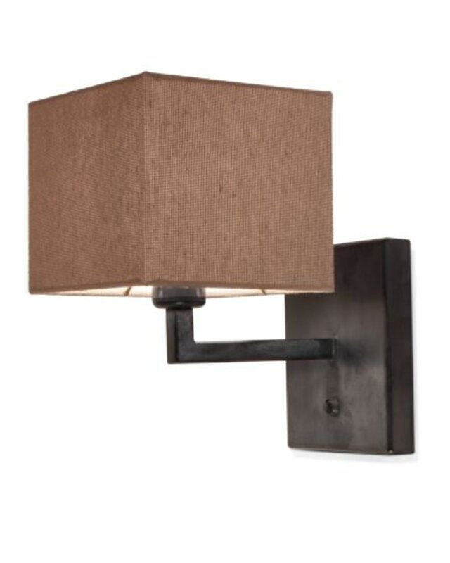 Frezoli Limena Wandlamp | Mat Zwart | H15xB12xD12 cm