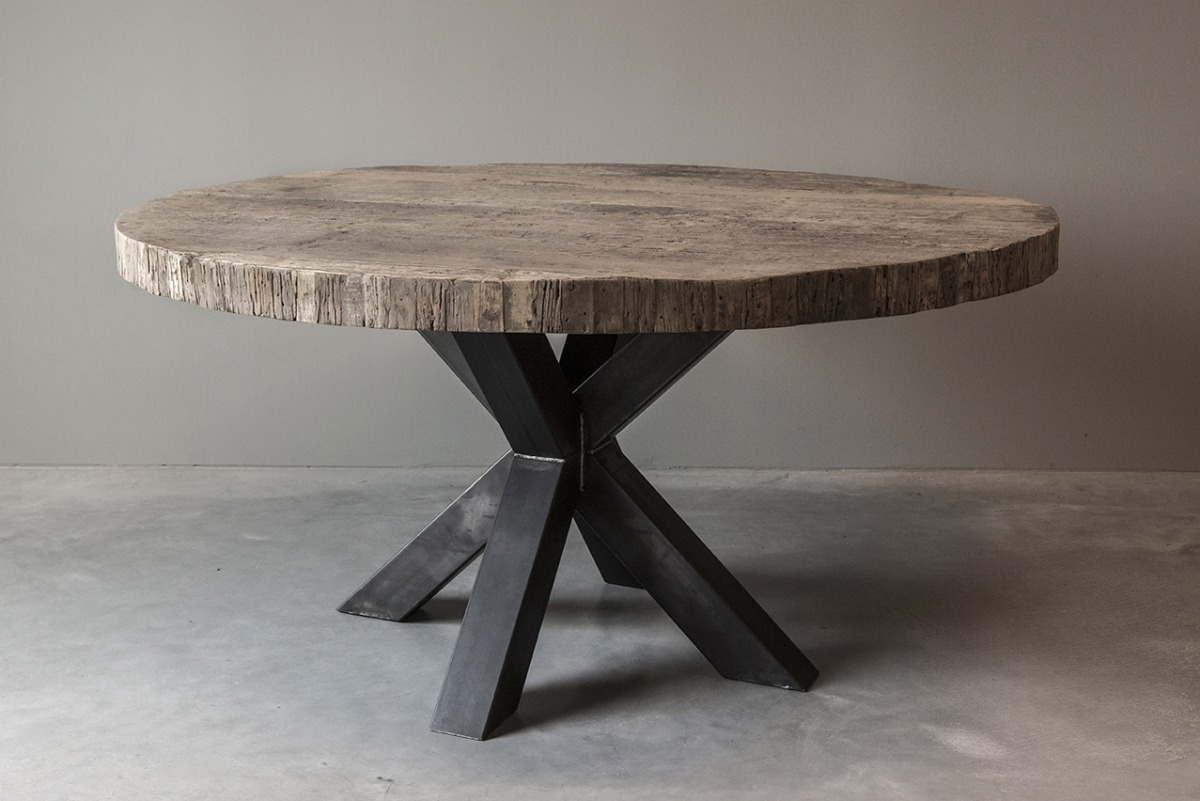Be-Uniq Eettafel New York - Rond 180 cm - Incl. Spinpoot