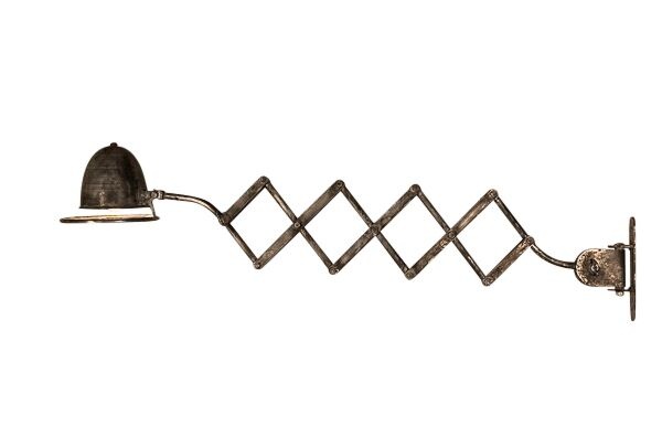 Frezoli Cimino Wandlamp | Grijs/Zwart | H18xL50-110 cm