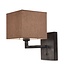 Frezoli Limena Wandlamp | Loodkleur | H15xB12xD12 cm