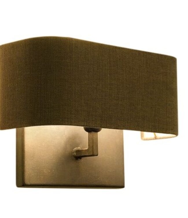 Frezoli Bolzano Wandlamp | Loodkleur | H12xB26xD9 cm