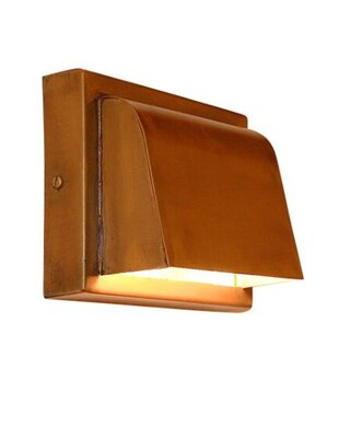 Frezoli Pretori Wandlamp | Koper | H10,5xB13,5xD6 cm