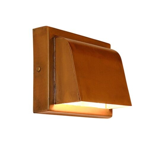 Frezoli Pretori Wandlamp | Koper | H10,5xB13,5xD6 cm