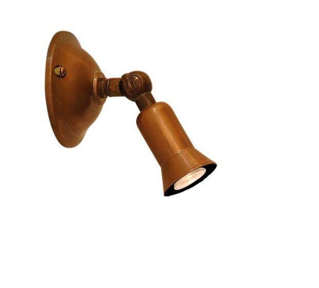 Frezoli Modena Wandlamp | Koper | Ø5 cm