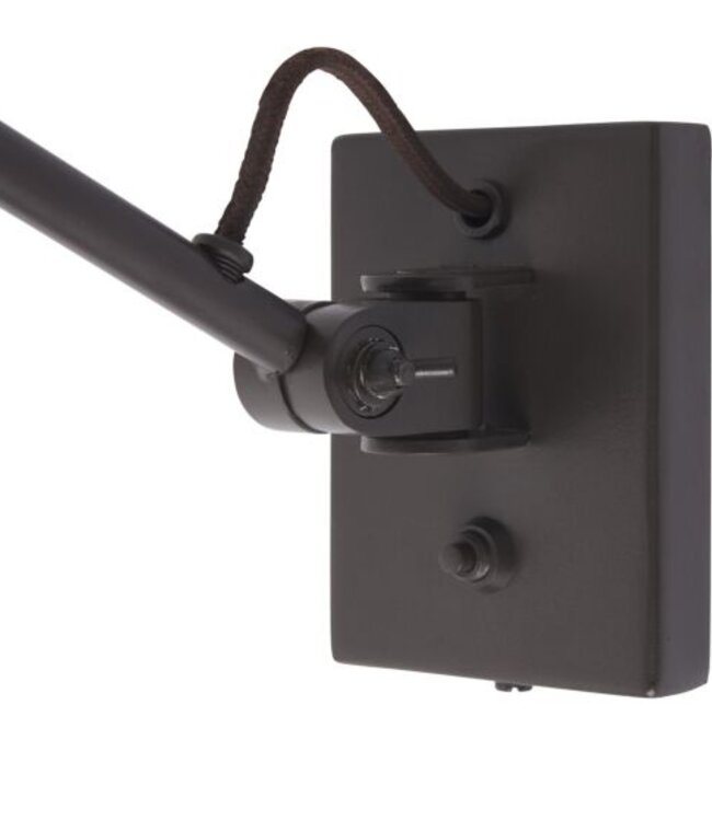 Frezoli Mazz Wandlamp | Bruin Patina | Knikarm