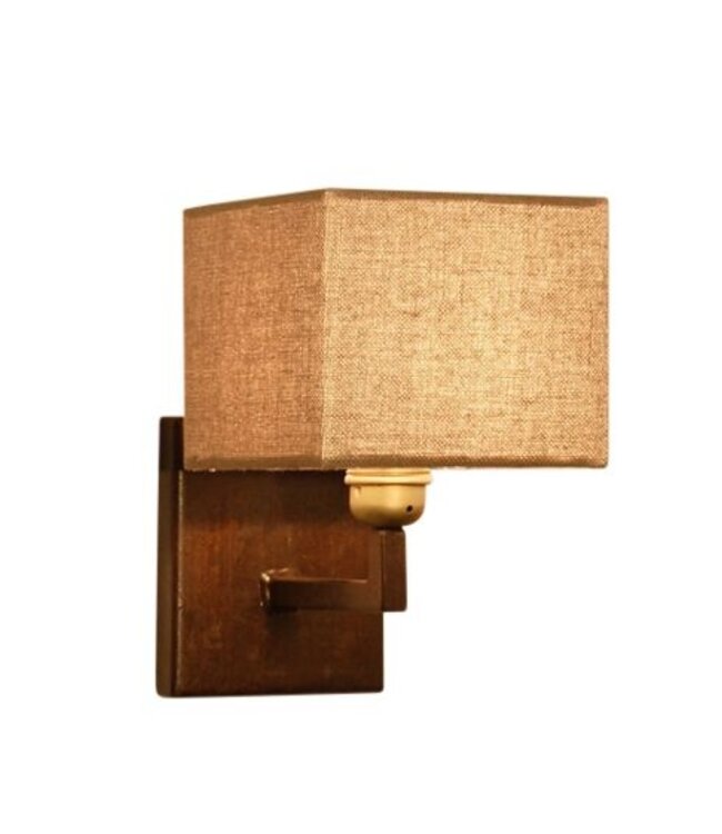 Frezoli Limena Wandlamp | Bruin Patina | H15xB12xD12 cm