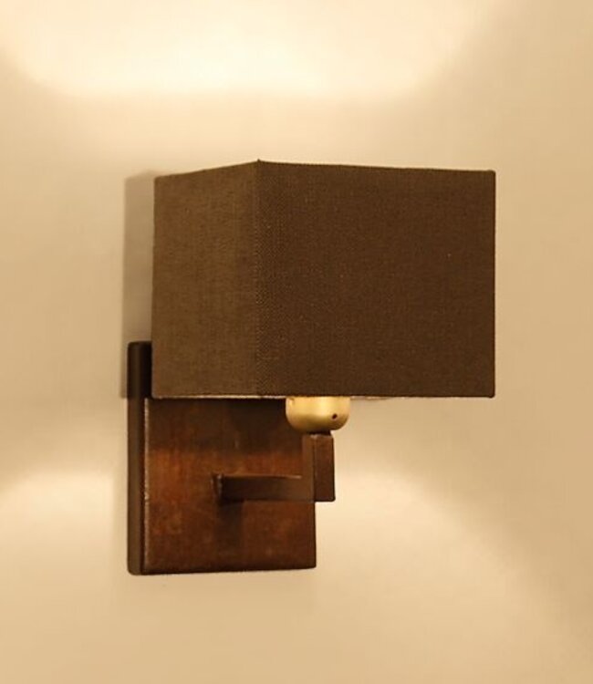 Frezoli Limena Wandlamp | Bruin Patina | H15xB12xD12 cm