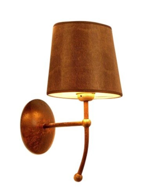 Frezoli Rossi Wandlamp | Bruin Patina | H21 x D14 cm