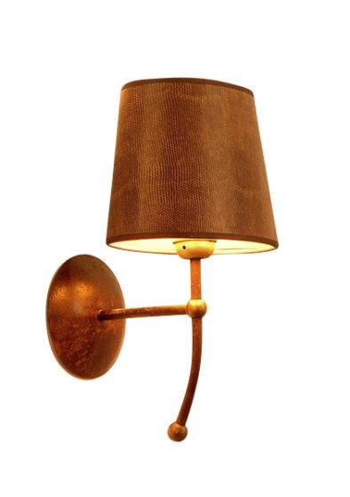 Frezoli Rossi Wandlamp | Bruin Patina | H21 x D14 cm