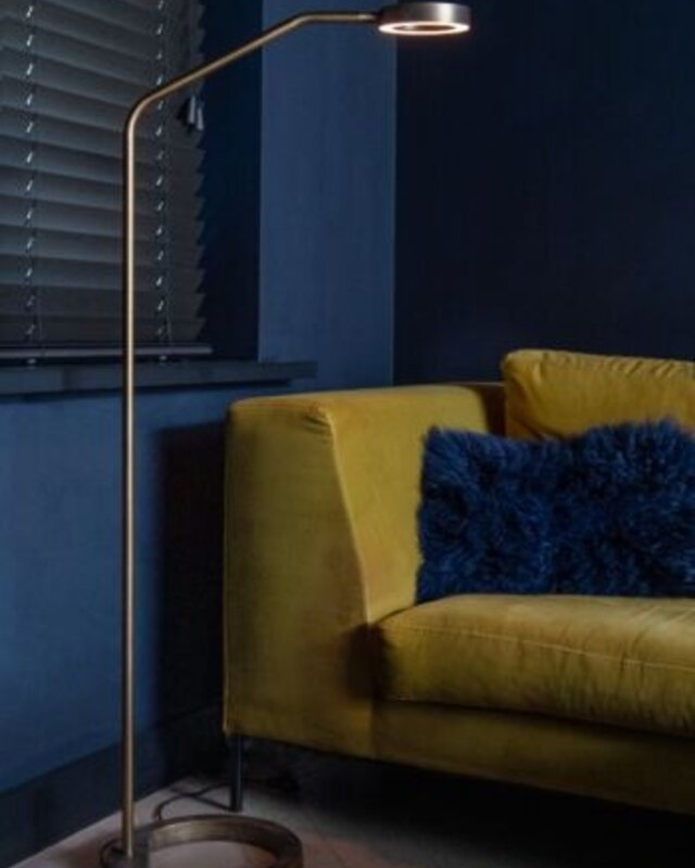 Frezoli Apriro Vloerlamp | Donker Messing | H141 cm