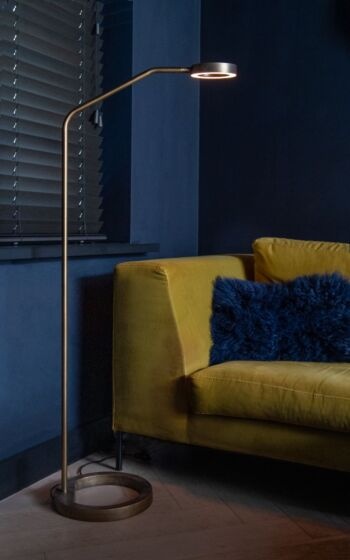 Frezoli Apriro Vloerlamp | Donker Messing | H141 cm