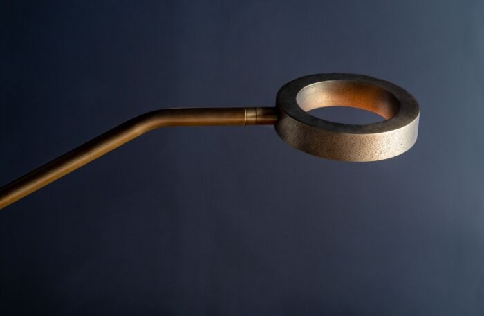 Frezoli Apriro Vloerlamp | Donker Messing | H141 cm