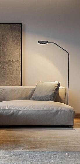 Frezoli Apriro Vloerlamp | Donker Messing | H141 cm