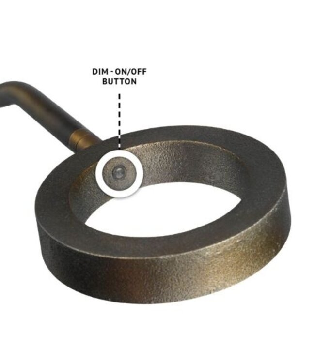 Frezoli Apriro Vloerlamp | Donker Messing | H141 cm