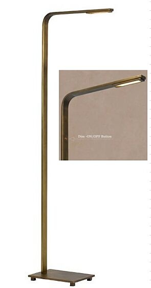 Frezoli Piana Vloerlamp | Donker Messing | Touch Dimmer