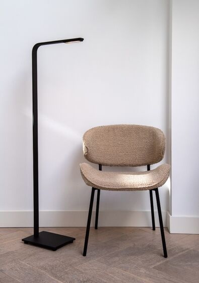 Frezoli Piana Vloerlamp | Mat Zwart | Touch Dimmer