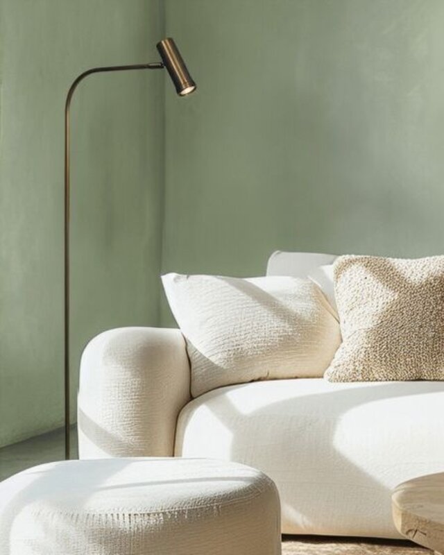 Frezoli Tubana Vloerlamp | Donker Messing | H130 cm