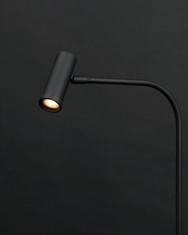 Frezoli Tubana Vloerlamp | Mat Zwart | H130 cm