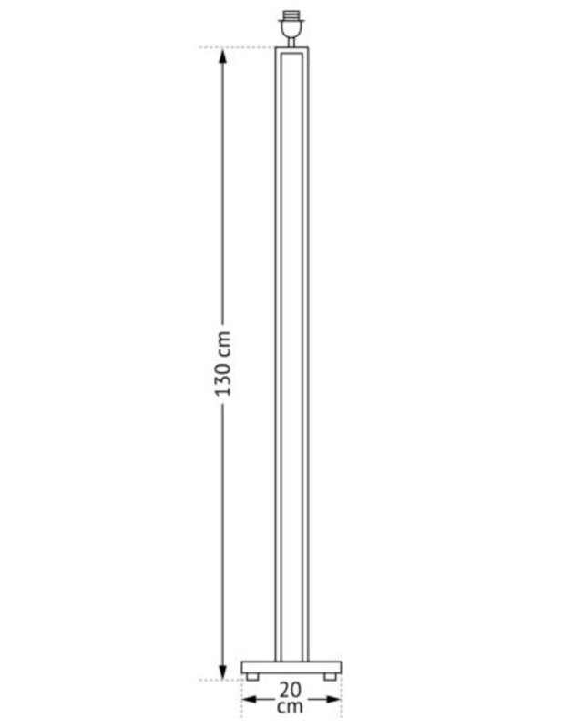 Frezoli Diable Vloerlamp | Mat Zwart | H130 cm