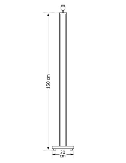 Frezoli Diable Vloerlamp | Mat Zwart | H130 cm