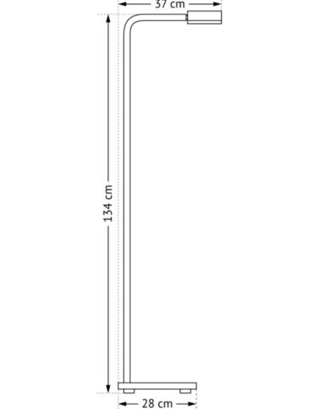 Frezoli Intorn Vloerlamp | Donker Messing | H134 cm