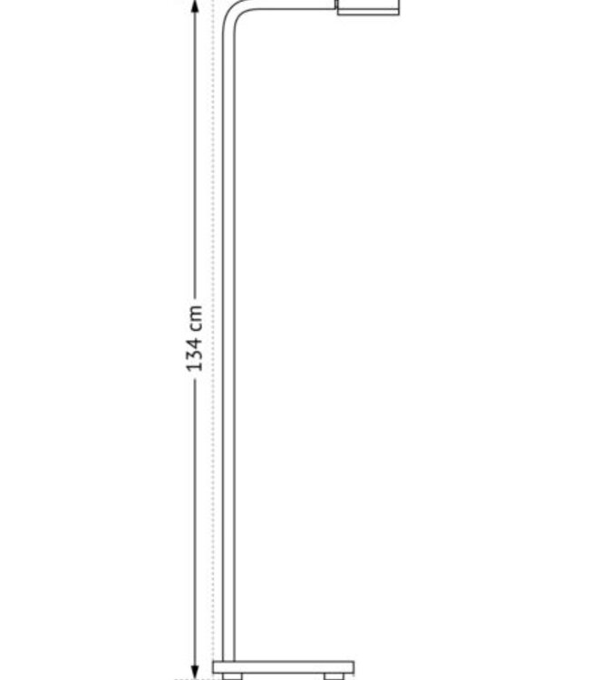 Frezoli Intorn Vloerlamp | Donker Messing | H134 cm