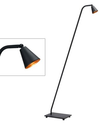 Frezoli Stays Vloerlamp | Mat Zwart | H150 cm