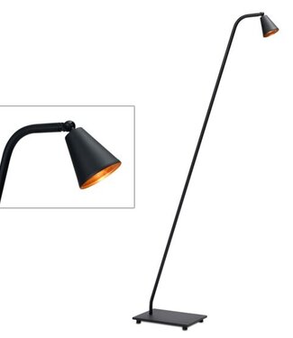 Frezoli Stays Vloerlamp | Mat Zwart | H150 cm