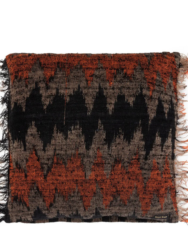 Bazar Bizar De Oh My Gee Kussenhoes - Zwart Oranje -  60x60