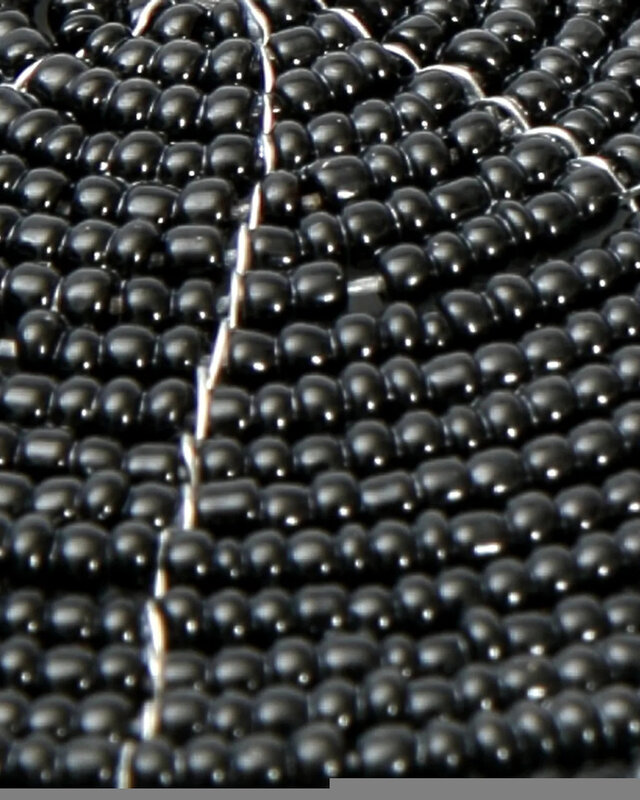 Bazar Bizar De Beaded Onderzetter - Zwart
