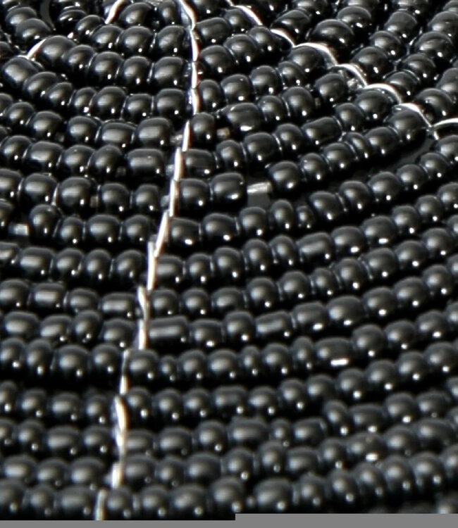 Bazar Bizar De Beaded Onderzetter - Zwart