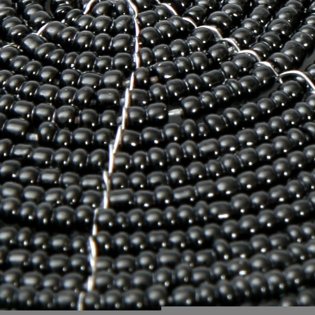 Bazar Bizar De Beaded Onderzetter - Zwart