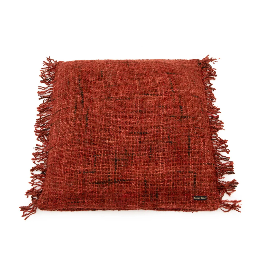 Bazar Bizar De Oh My Gee Kussenhoes - Kersenrood - 60x60