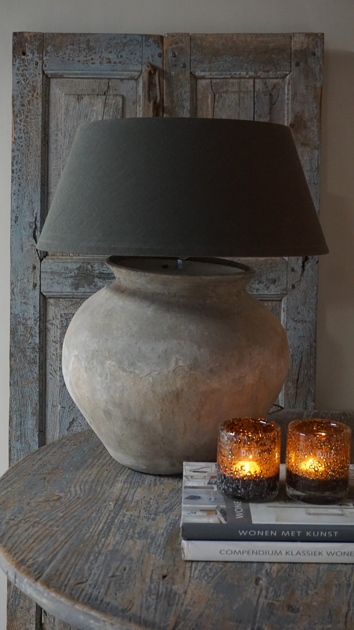 Aura Peeperkorn Waterpot Stenen Lamp | Small | H38 x D40 cm