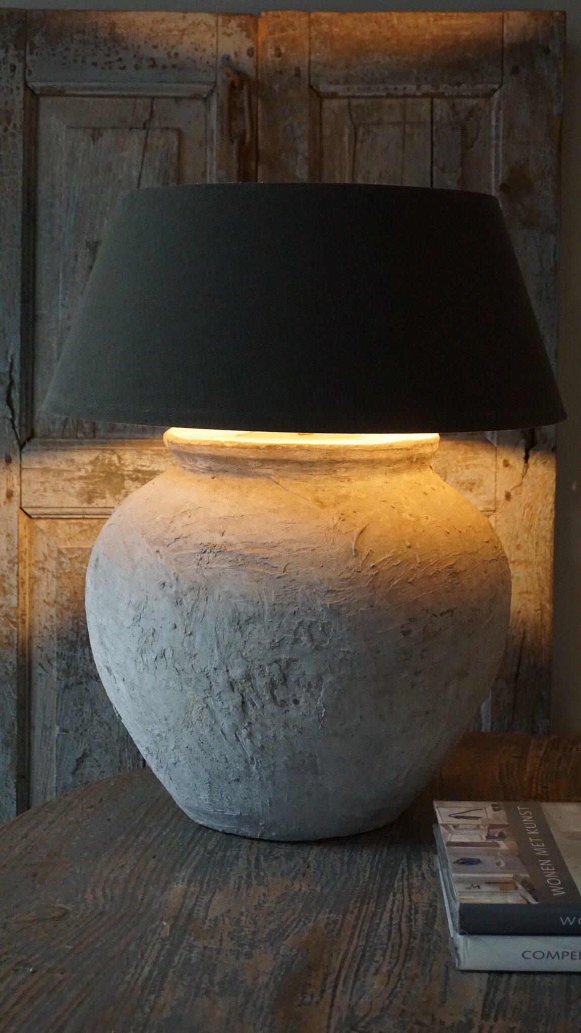Aura Peeperkorn Waterpot Stenen Lamp | Small | H38 x D40 cm | Nr 2