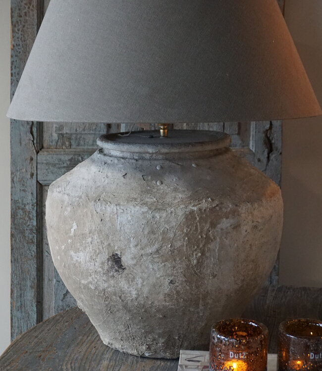 Aura Peeperkorn Chinese Lampenkap | Linnen | H25 x B40-60 cm