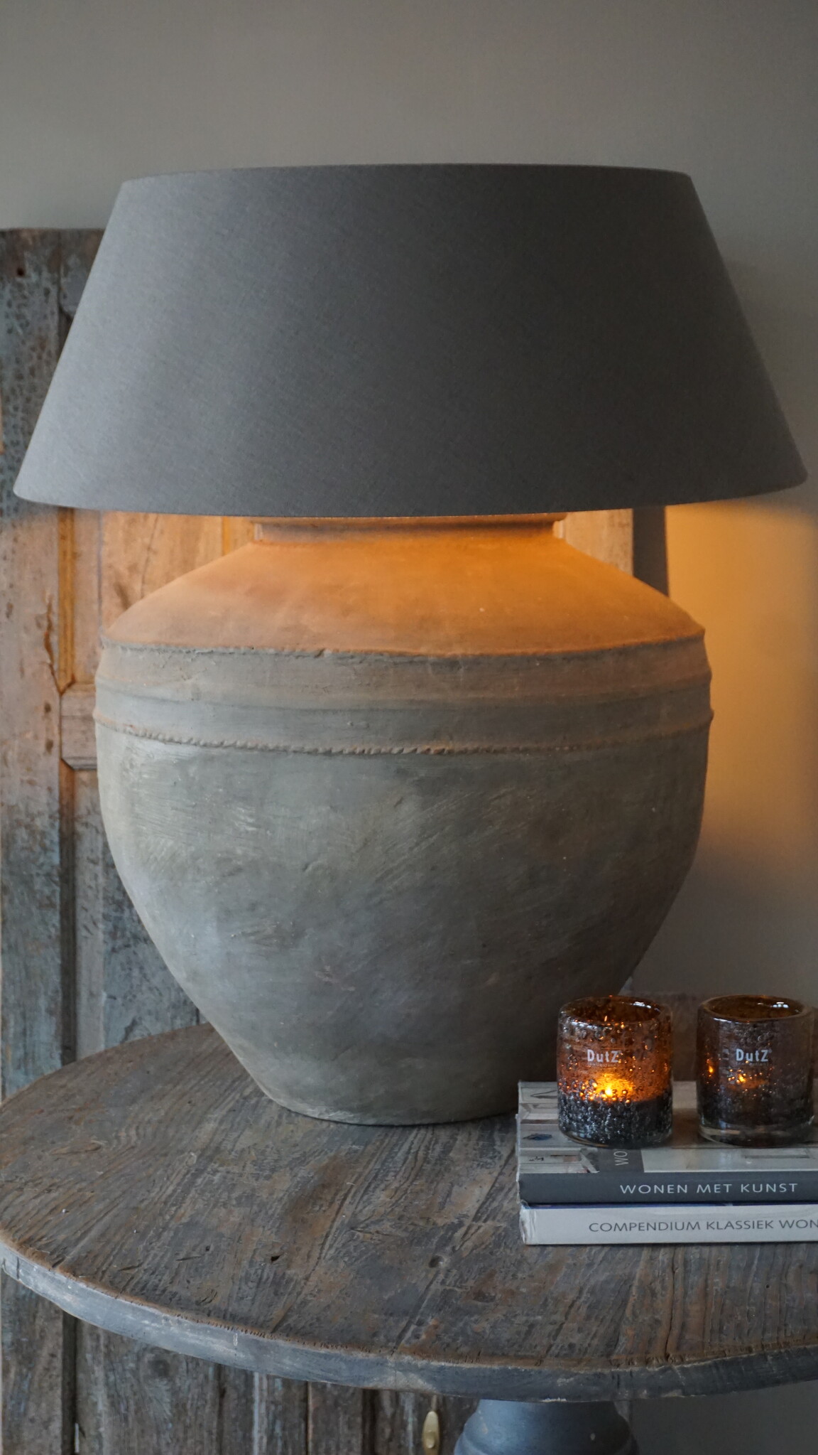 Aura Peeperkorn Waterpot Stenen Lamp | Large | H55 x D55 cm